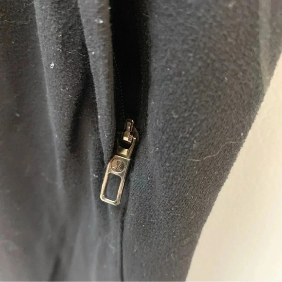 Lululemon Black Jogger Pants Ankle Zipper S - Picture 3 of 11